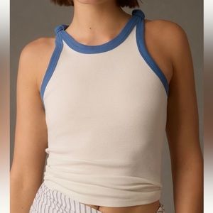 Anthropologie Pilcro Shoulder Knot Tank